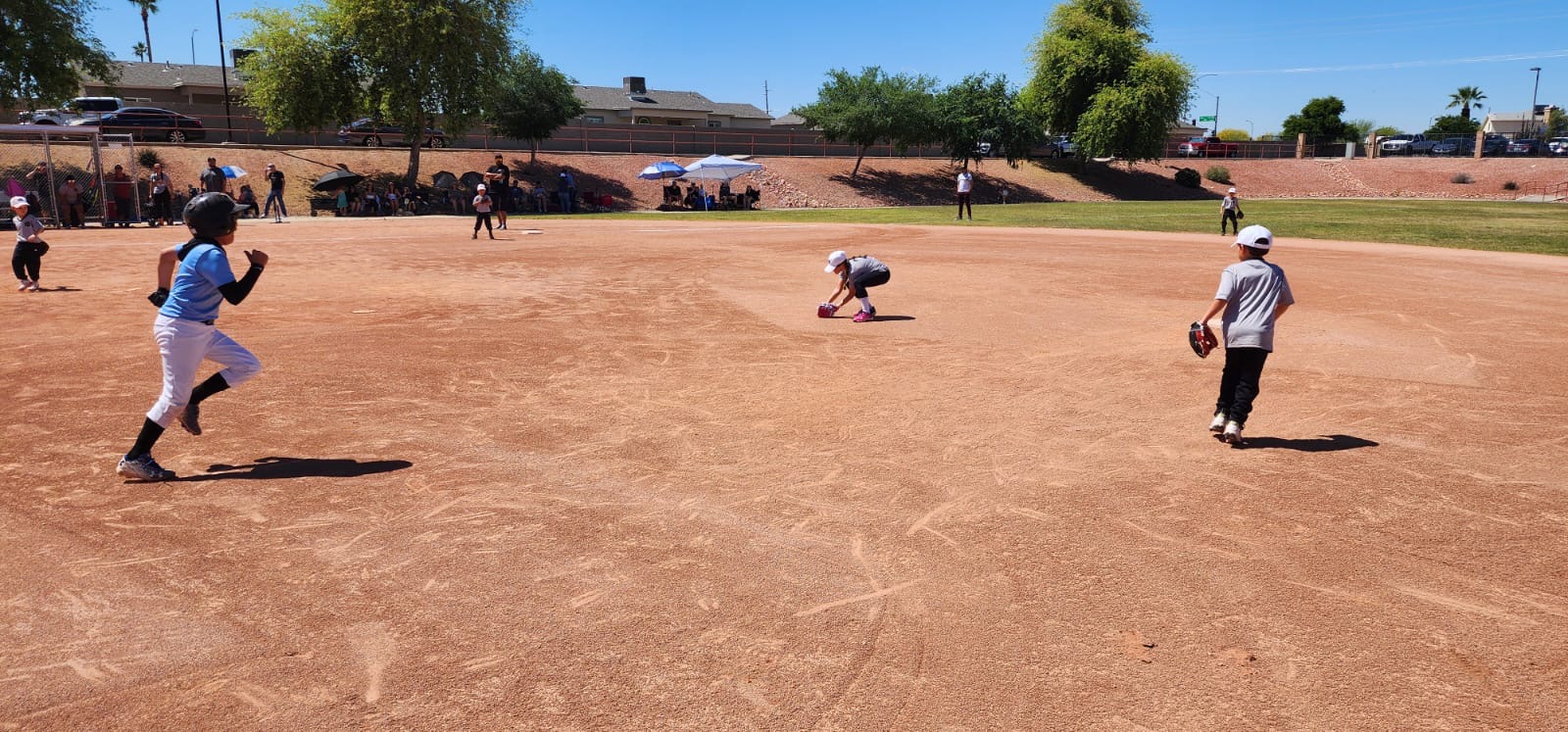 Kids playing T-ball for NYS.